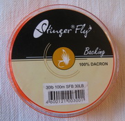 backing 100% dacron 100 m 30 lb